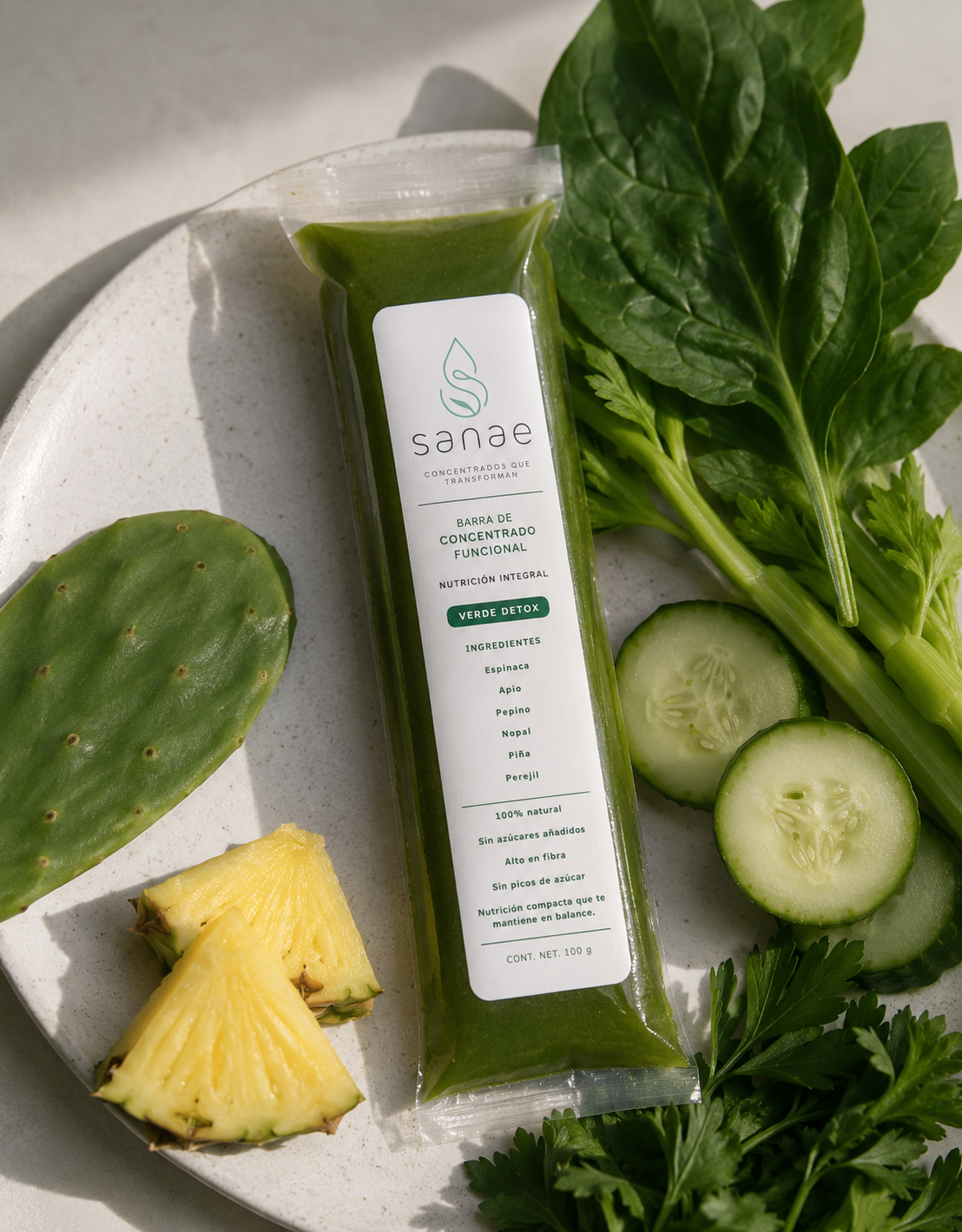 Concentrado funcional Verde Detox
